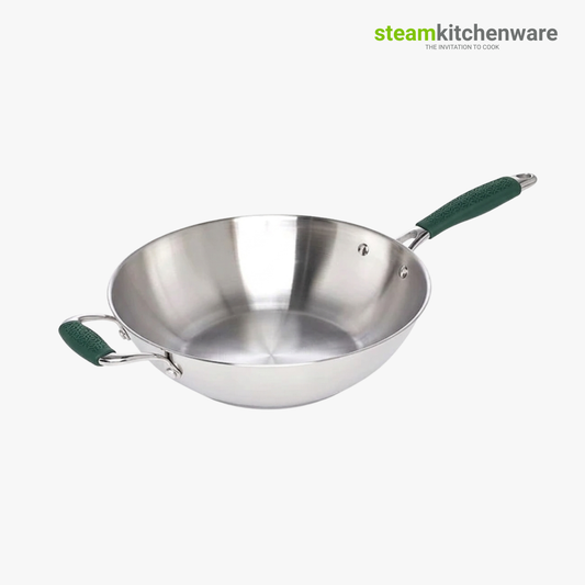 Excell'Inox all Stainless Steel Wok